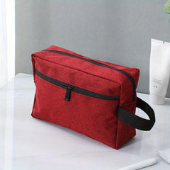 Portable Travel Bag Minimalist Makeup Zipper Pouch Toiletry Wash Bag