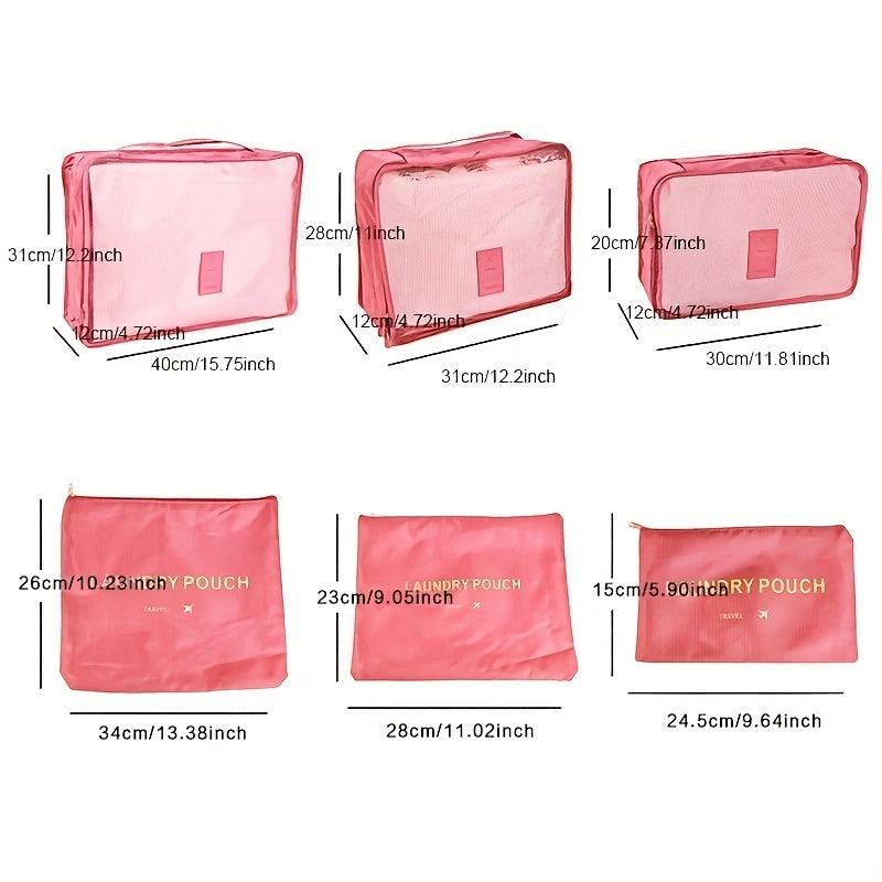 Travel Storage Bag Sets Dustproof Organizer Lightweight Bags