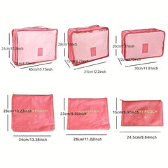 Travel Storage Bag Sets Dustproof Organizer Lightweight Bags