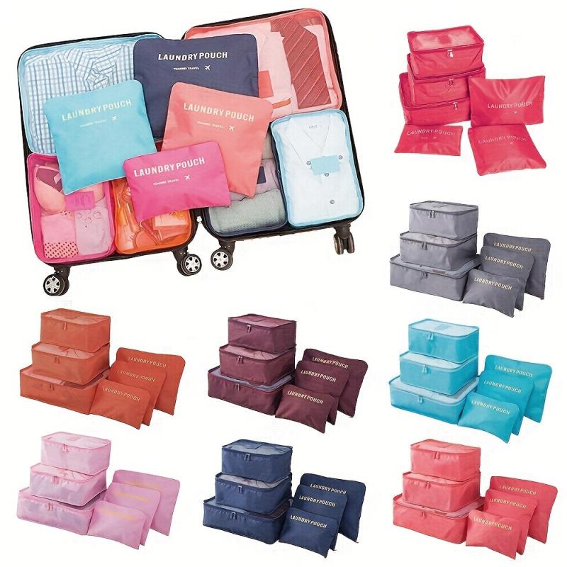 Travel Storage Bag Sets Dustproof Organizer Lightweight Bags