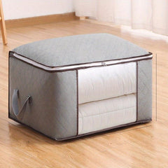 Large Clothes Storage Bag Zipper Organizer With Handle & Window