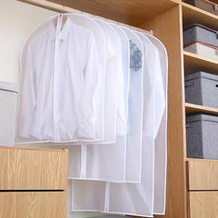 Transparent Hanging Garment Bag Lightweight Dust-proof Suit Bag