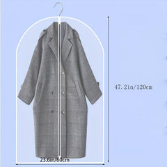 Transparent Hanging Garment Bag Lightweight Dust-proof Suit Bag