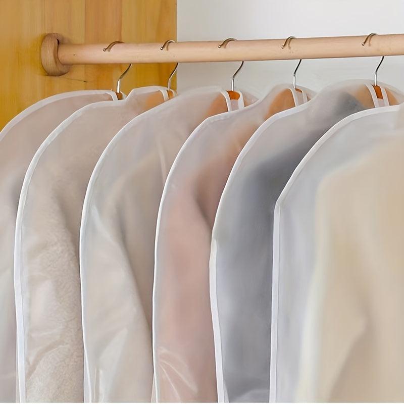 Transparent Hanging Garment Bag Lightweight Dust-proof Suit Bag