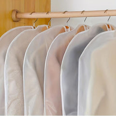 Transparent Hanging Garment Bag Lightweight Dust-proof Suit Bag