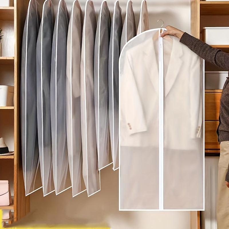 Transparent Hanging Garment Bag Lightweight Dust-proof Suit Bag