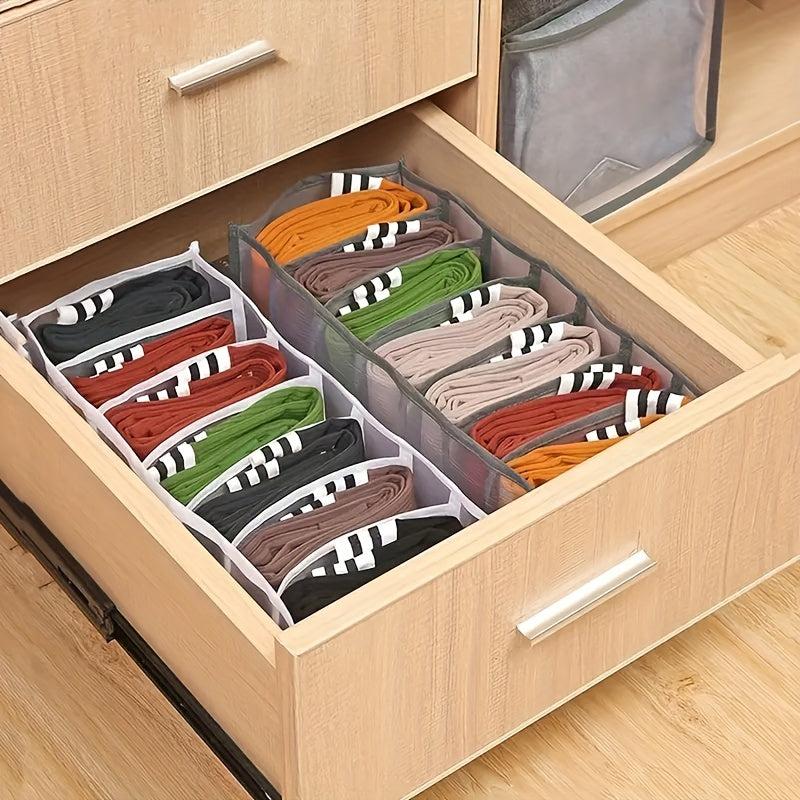 Storage Organizer Lightweight Clothes Container With Grids Foldable Bag