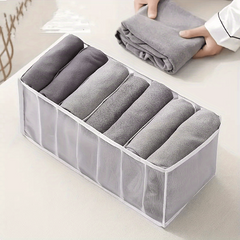 Storage Organizer Lightweight Clothes Container With Grids Foldable Bag