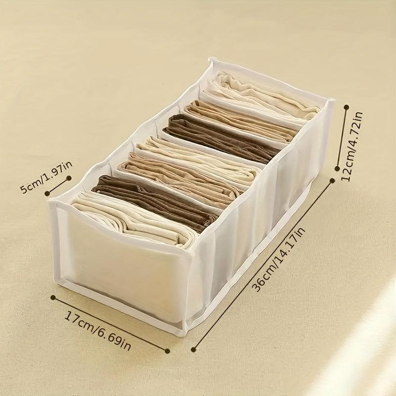 Storage Organizer Lightweight Clothes Container With Grids Foldable Bag