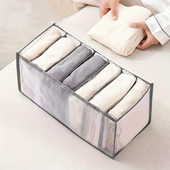 Storage Organizer Lightweight Clothes Container With Grids Foldable Bag