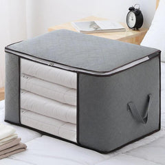Large Capacity Clothes Storage Bag with Clear Window & Stretch Handle
