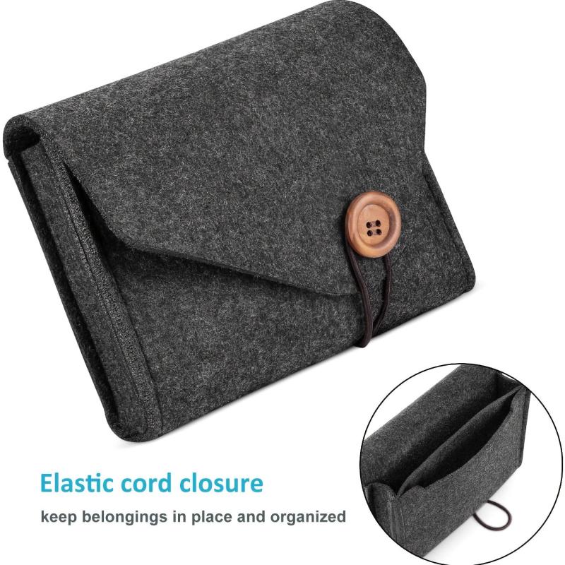 Felt Portable Power Adapter Storage Bag