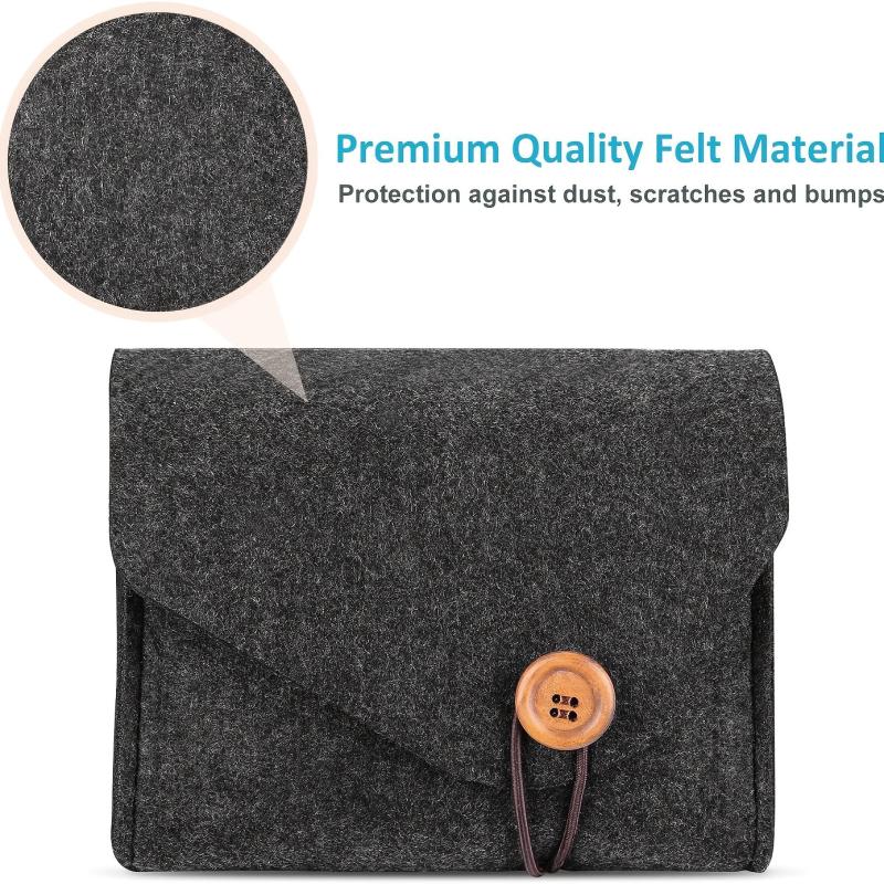 Felt Portable Power Adapter Storage Bag