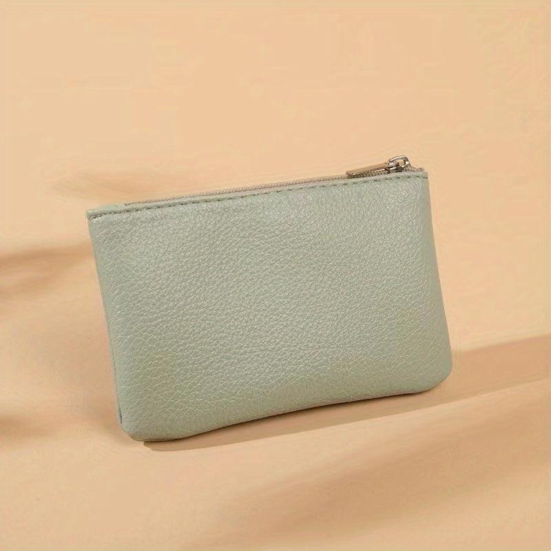 Mini Minimalist Coin Purse Zipper Clutch Wallet Storage Bag