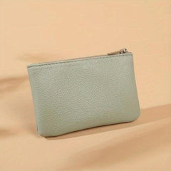 Mini Minimalist Coin Purse Zipper Clutch Wallet Storage Bag
