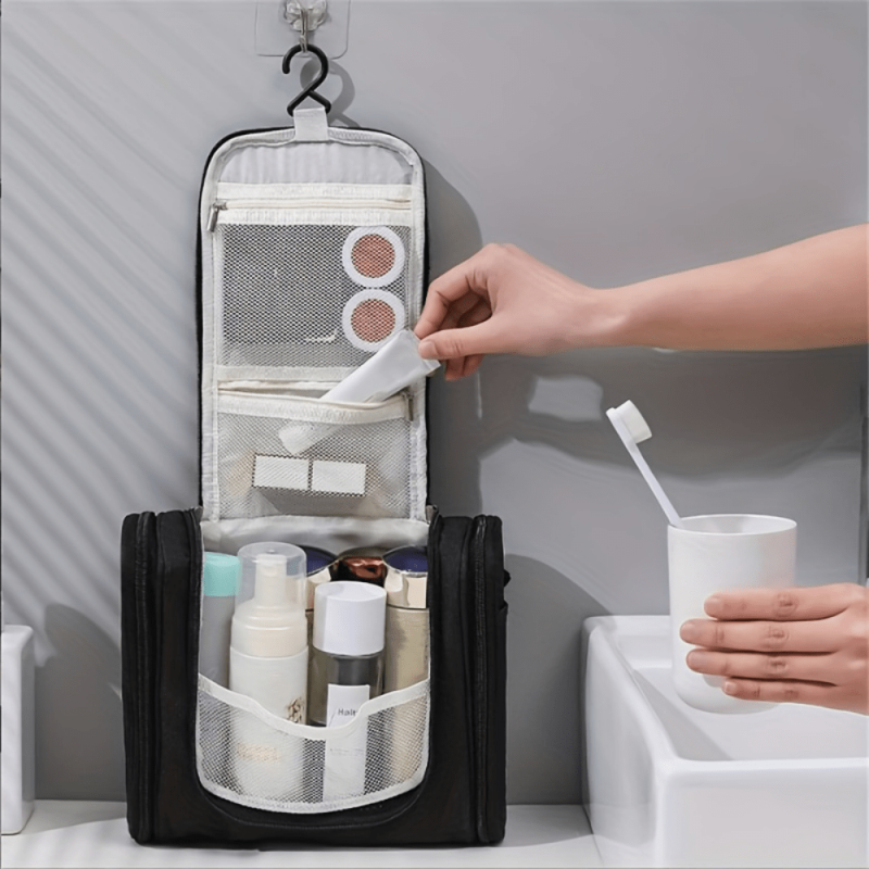 Waterproof Foldable Cosmetics Bag Portable Makeup Pouch Organizer