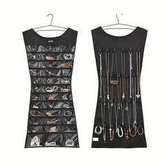 30 Grids Hanging Jewelry Display Organizer Rack