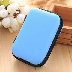 Portable Zipper Data Cable Bag Travel Storage Bag Mini Container
