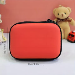 Portable Zipper Data Cable Bag Travel Storage Bag Mini Container