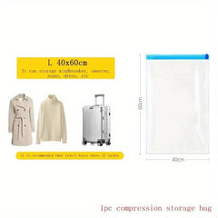 Travel Storage Bag Foldable Organizer Dustproof Pouch Reusable Compression Bag