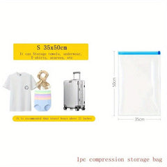 Travel Storage Bag Foldable Organizer Dustproof Pouch Reusable Compression Bag