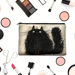 Pattern Zipper Makeup Bag Lightweight Versatile Clutch Makeup Bag