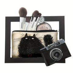 Pattern Zipper Makeup Bag Lightweight Versatile Clutch Makeup Bag