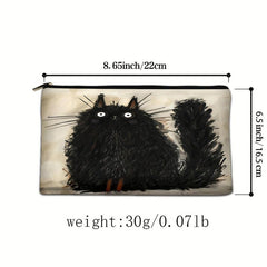 Pattern Zipper Makeup Bag Lightweight Versatile Clutch Makeup Bag
