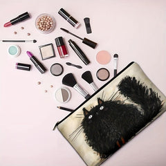 Pattern Zipper Makeup Bag Lightweight Versatile Clutch Makeup Bag