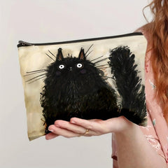 Pattern Zipper Makeup Bag Lightweight Versatile Clutch Makeup Bag