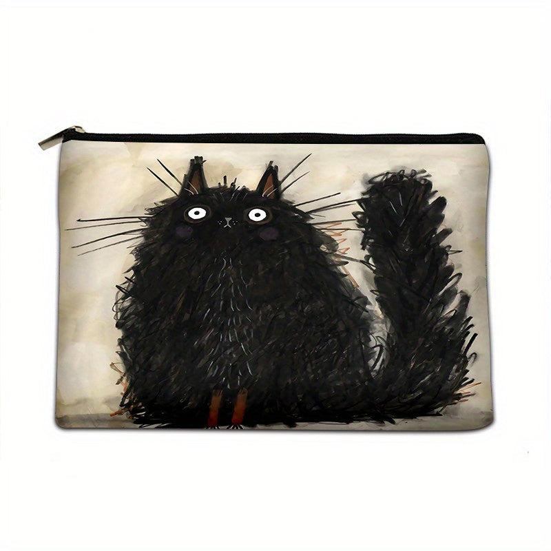 Pattern Zipper Makeup Bag Lightweight Versatile Clutch Makeup Bag