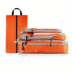 4 Pcs Lightweight Travel Luggage Compression Bags Dustproof Organizers
