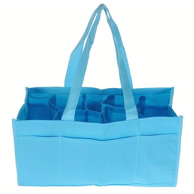 Solid Diaper Bag Diaper Caddy Organizer Portable Nursery Storage Bag