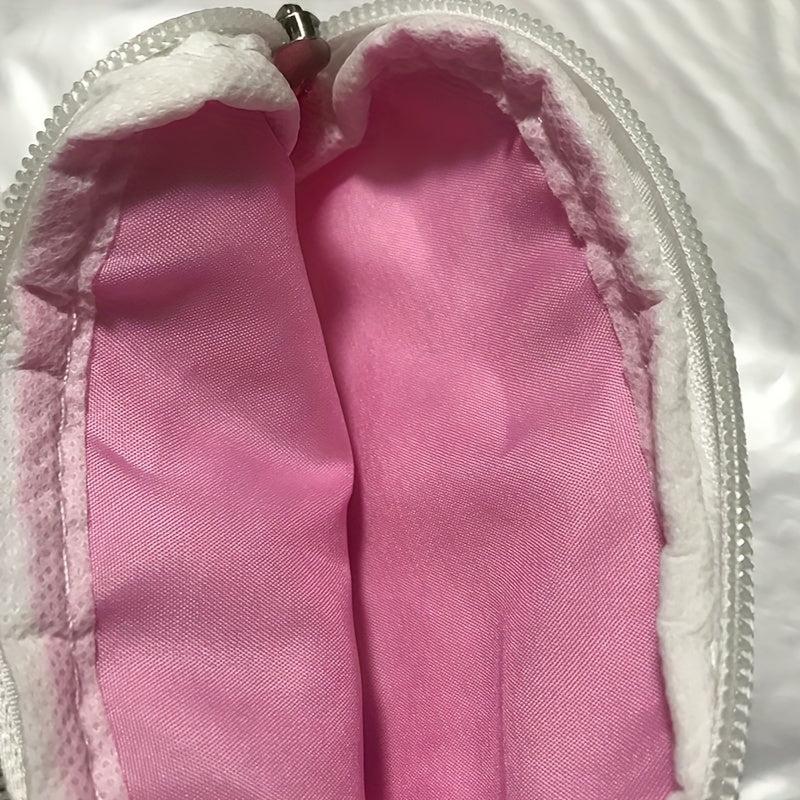 Cute Cartoon Plush Coin Purse Zipper Storage Pouch Sanitary Napkin Bag