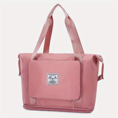 Large Capacity Foldable Travel Bag with Wet Compartment