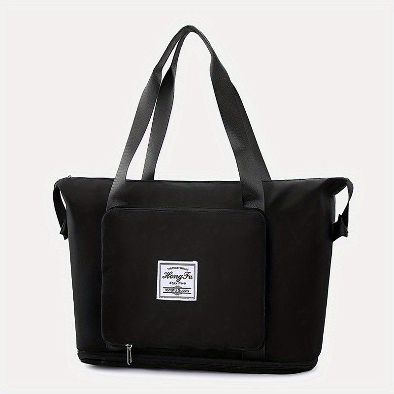 Large Capacity Foldable Travel Bag with Wet Compartment