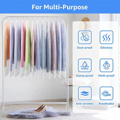 Garment Bags Hanging Clothes Storage, Coat Cover for Sweater Suit