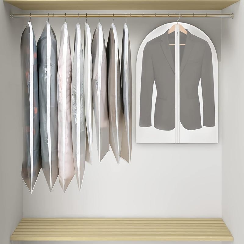 Garment Bags Hanging Clothes Storage, Coat Cover for Sweater Suit