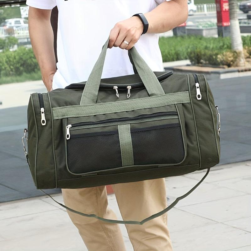 Colorblock Outdoor Travel Bag Large Capacity Luggage Bag