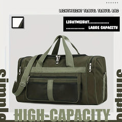 Colorblock Outdoor Travel Bag Large Capacity Luggage Bag