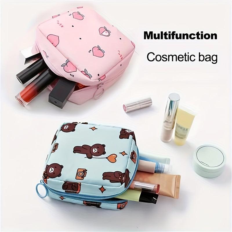 Cartoon Pattern Sanitary Napkin Bag Reusable Storage Bag Organizer