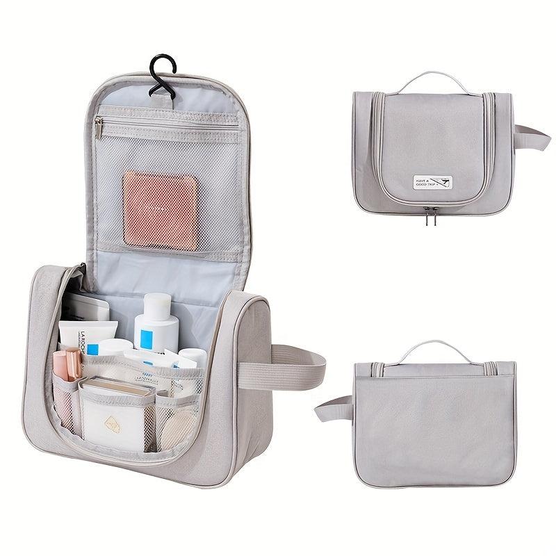 Portable Hanging Toiletry Wash Bag Zipper Travel Cosmetic Bag