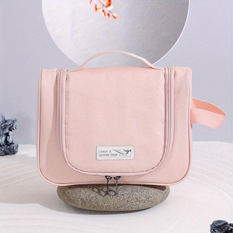 Portable Hanging Toiletry Wash Bag Zipper Travel Cosmetic Bag