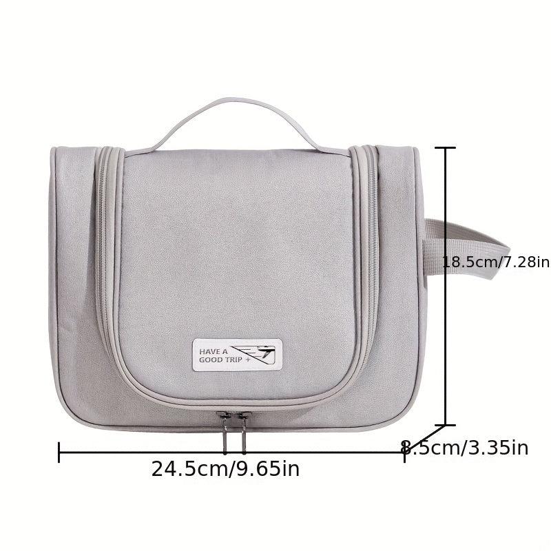 Portable Hanging Toiletry Wash Bag Zipper Travel Cosmetic Bag