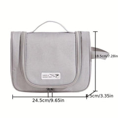 Portable Hanging Toiletry Wash Bag Zipper Travel Cosmetic Bag