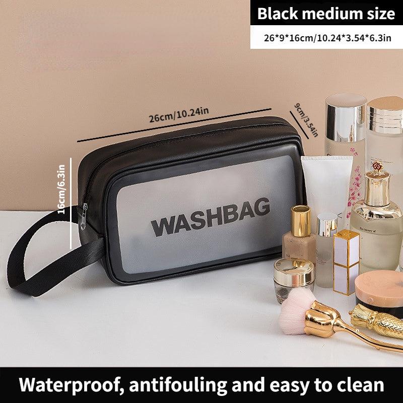 Travel Storage Zipper Bag Letter Print Organizer