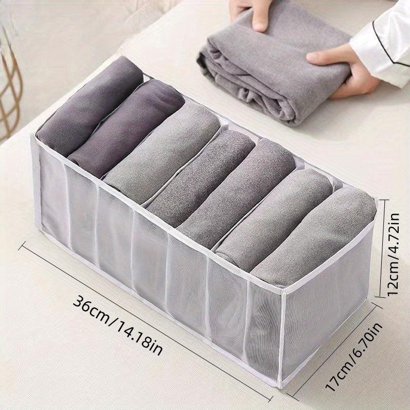 Foldable Mesh Drawer Organizer - Clothes Storage Box