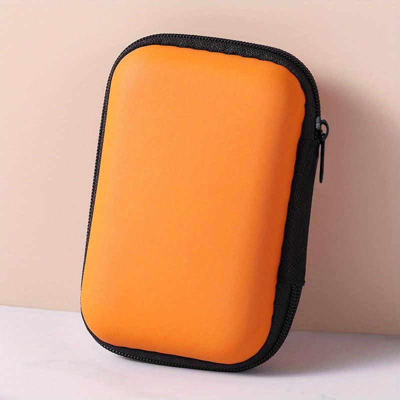 Mini Portable Storage Bag Zipper Lightweight Earphone Bag