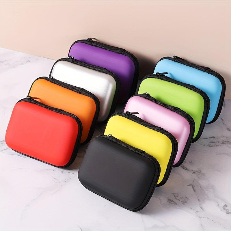 Mini Portable Storage Bag Zipper Lightweight Earphone Bag