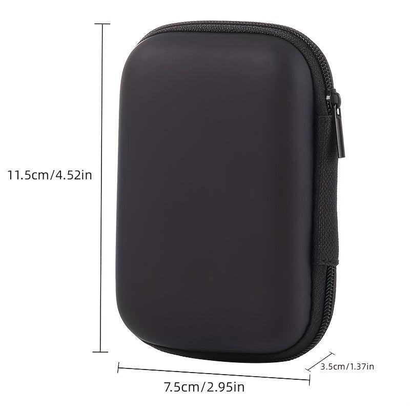 Mini Portable Storage Bag Zipper Lightweight Earphone Bag